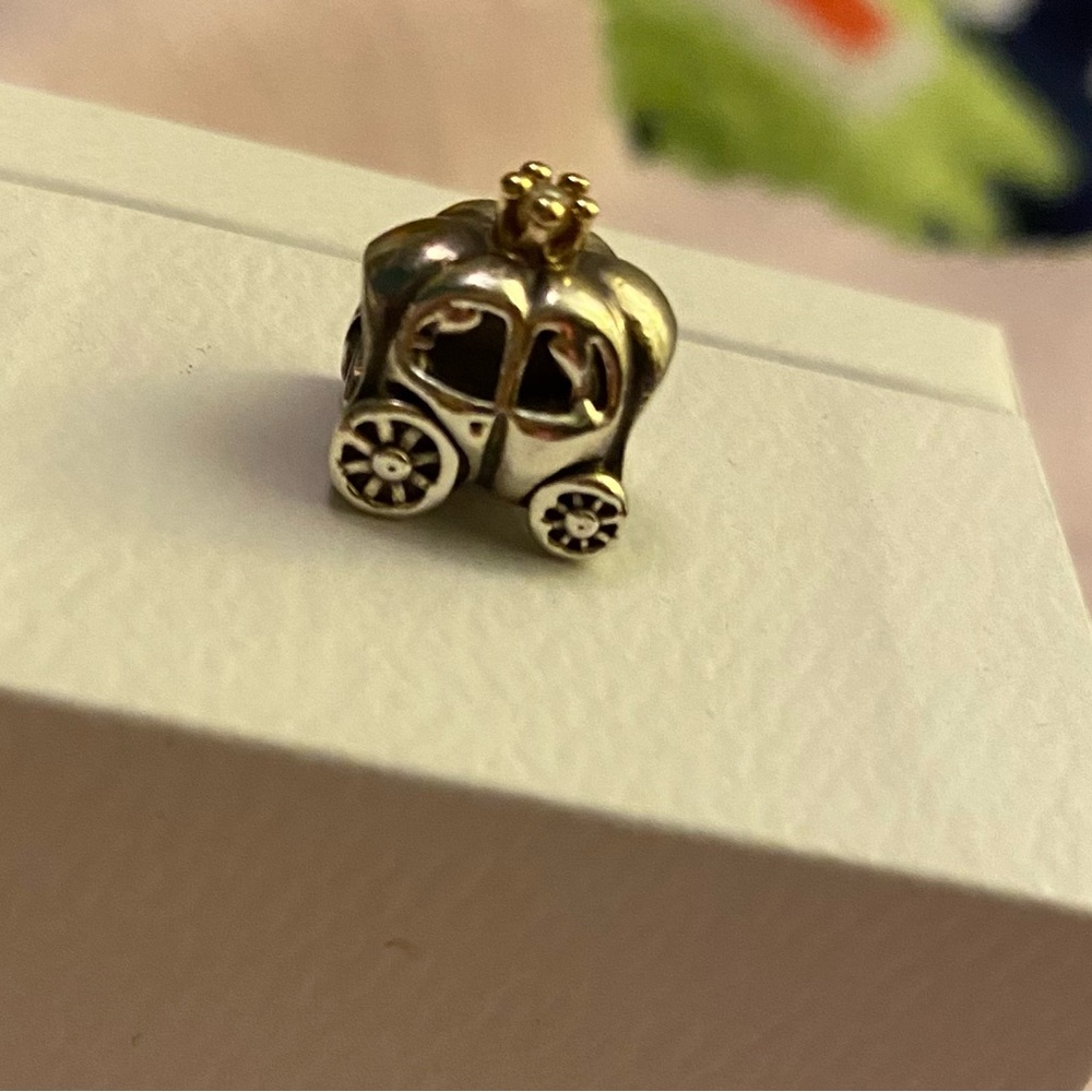 Pandora Pumpkin Carriage Charm- Retired